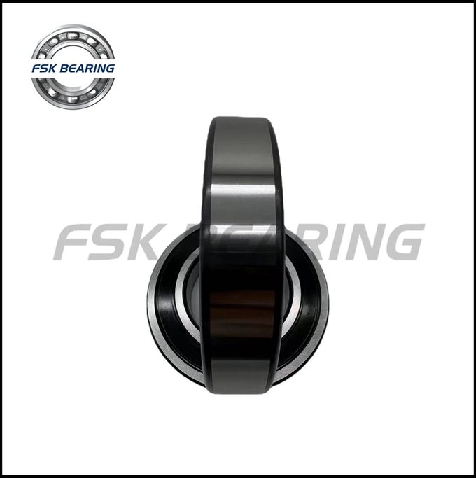 Black Chamfer 6217 2RS Deep Groove Ball Bearing Rubber Seal Kebisingan Rendah untuk Motor Berkecepatan Tinggi 3