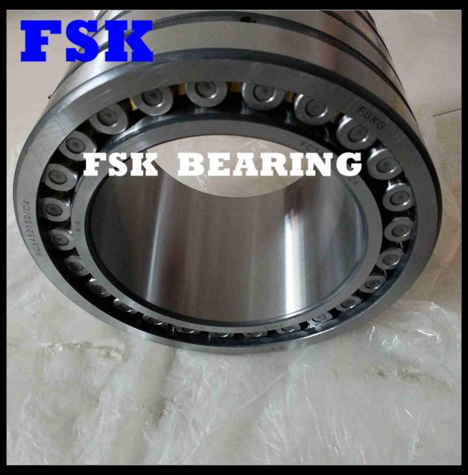 Empat Baris FC3452150 C4 Cylindrical Roller Bearing untuk Rolling Mill Brass Cage, P4 1