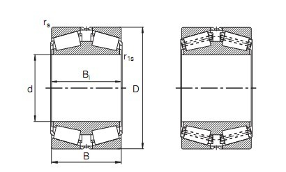 Tapered Dua Row Roller Bearing NA46790 SW / 46720CD Inci Ukuran ISO9001-2000 7